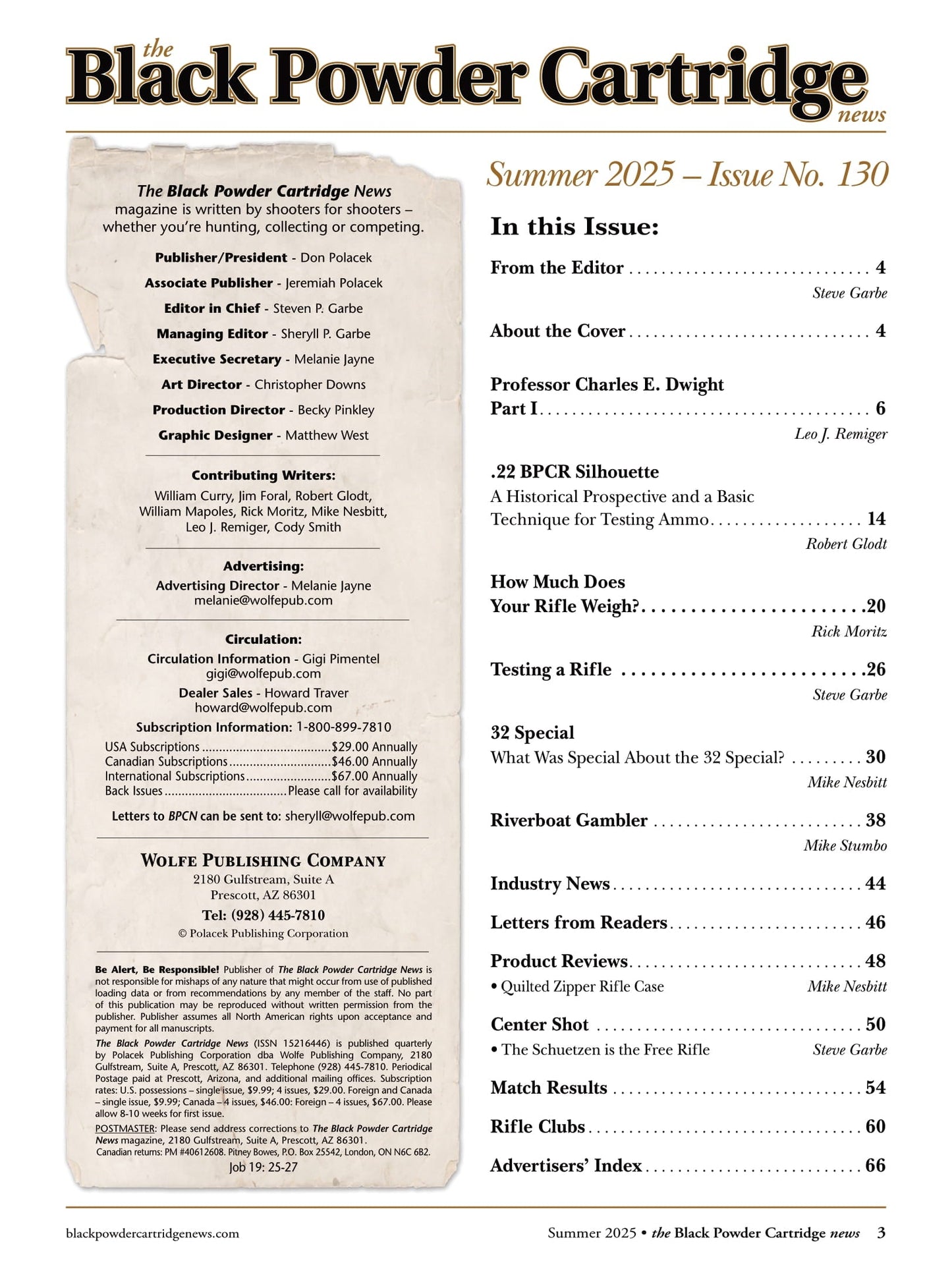 Black Powder Cartridge News - Summer 2025: The Schuetzen, Tips & Techniques For Accuracy, The .22 BPCR Silhouette, Quilted Zipper Rifle Case Reviews, Professor Charles E. Dwight & More!