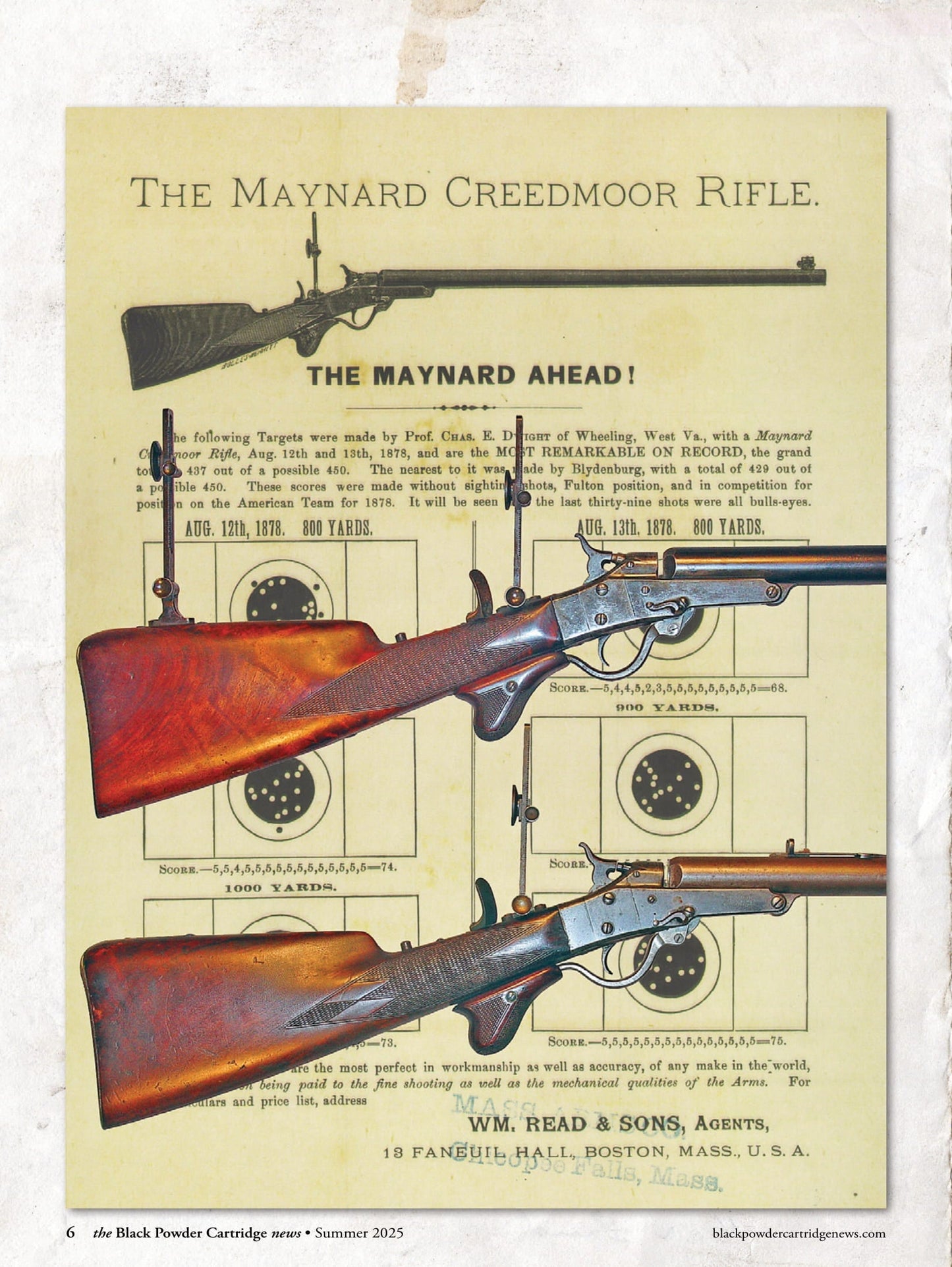 Black Powder Cartridge News - Summer 2025: The Schuetzen, Tips & Techniques For Accuracy, The .22 BPCR Silhouette, Quilted Zipper Rifle Case Reviews, Professor Charles E. Dwight & More!