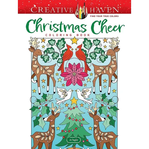 Creative Haven Christmas Cheer Coloring Book