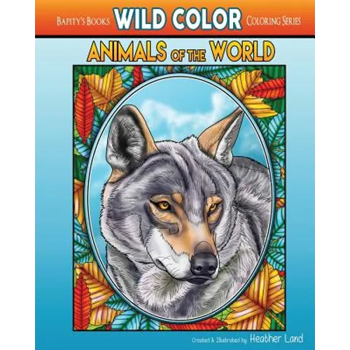 Animals of the World: Adult Coloring Book
