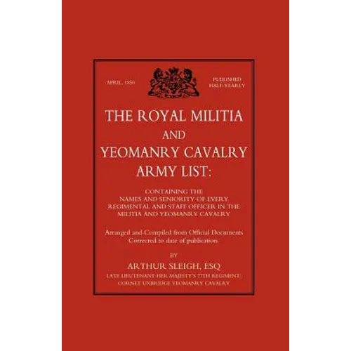 Royal Militia and Yeomanry Cavalry Army List