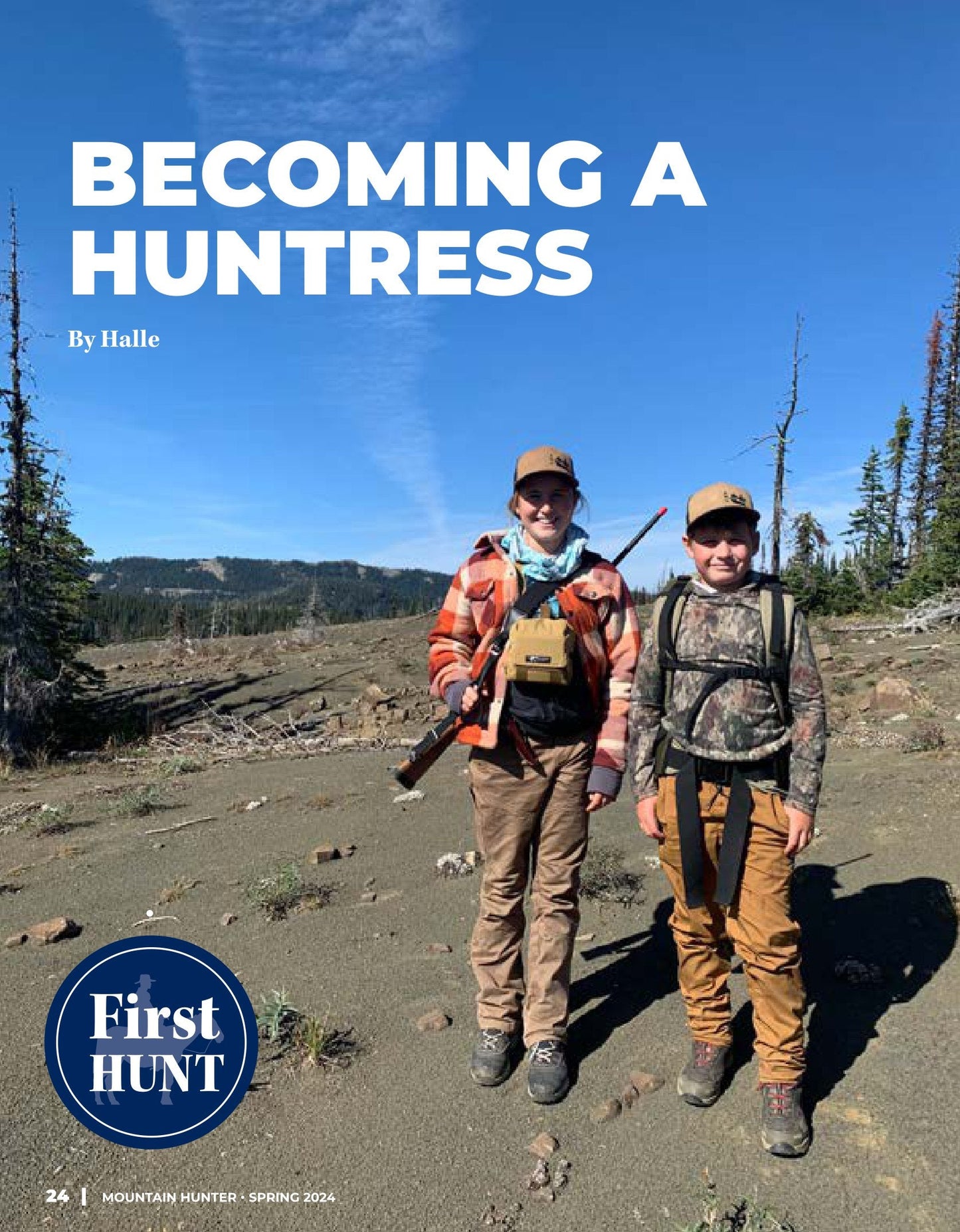 Mountain Hunter - Spring 2024: Stories From All Walks Of Life, Becoming A Huntress, Old Man Mountain, GOABC Convention, New School, Seniors Can Do It Too, The Sixty Year Dream, Story Contest & More!