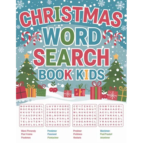 Christmas Word Search for Kids: Large Print Word Search Book for Kids, Children Word Search Activity Book