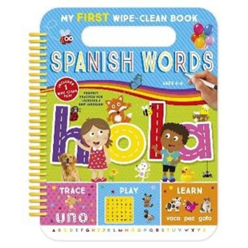 My First Wipe-Clean Book: Spanish Words