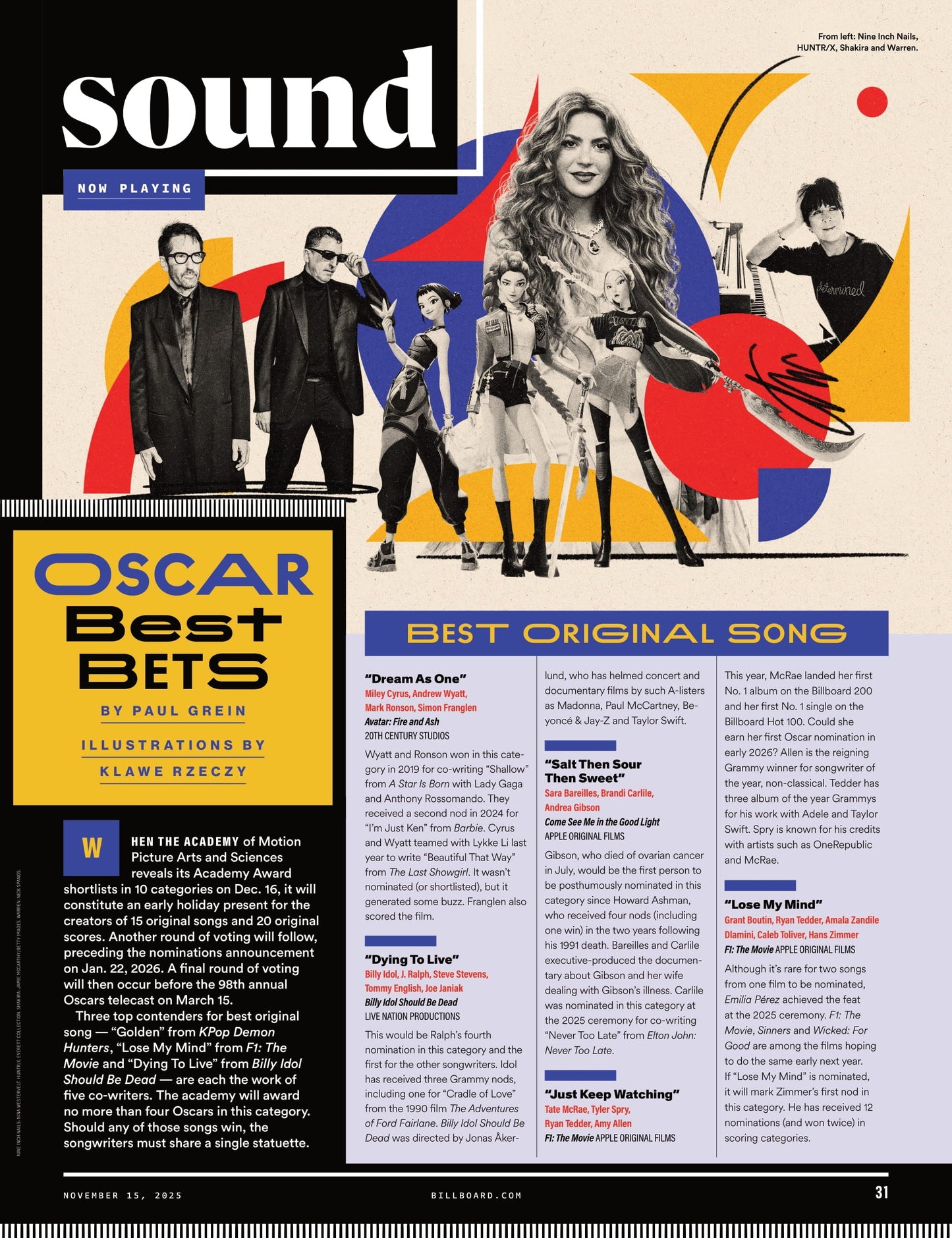 Billboard - 25.11.15 Edition: Rosalía’s Next Act, From Opera To Euphoria & Beyond, Unpacking Universal's Udio Deal, Top Business Managers, Irving Azoff's Letter To Youtube, GIRLSET Rises & More!