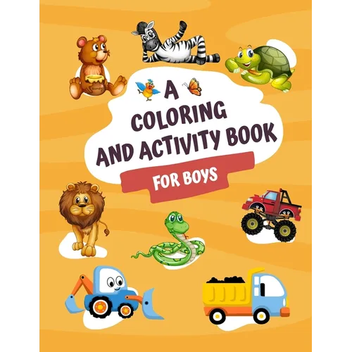 Coloring and Activity book for boys