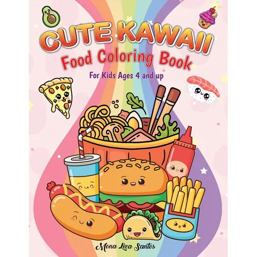 Kawaii Coloring Book For Kids (Cute Kawaii Coloring Book for Kids Ages 4-12) - Paperback