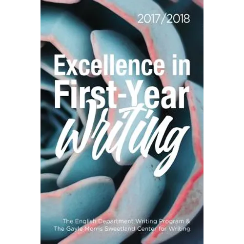 Excellence in First-Year Writing 2017/2018
