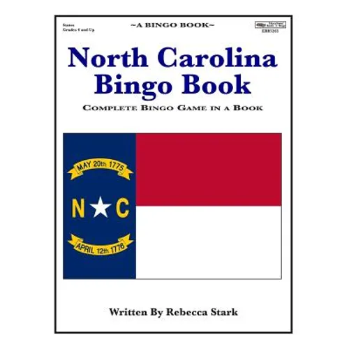 North Carolina Bingo Book: Complete Bingo Game In A Book