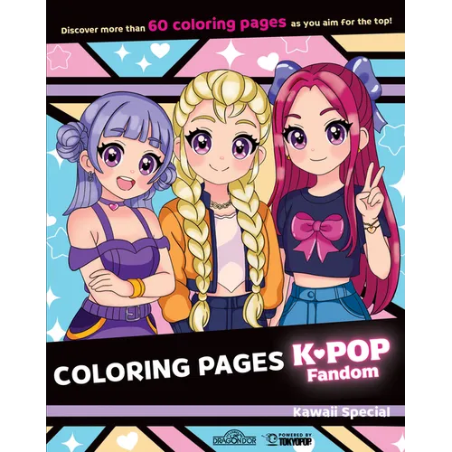 K-Pop Fandom Coloring Pages: Kawaii Special