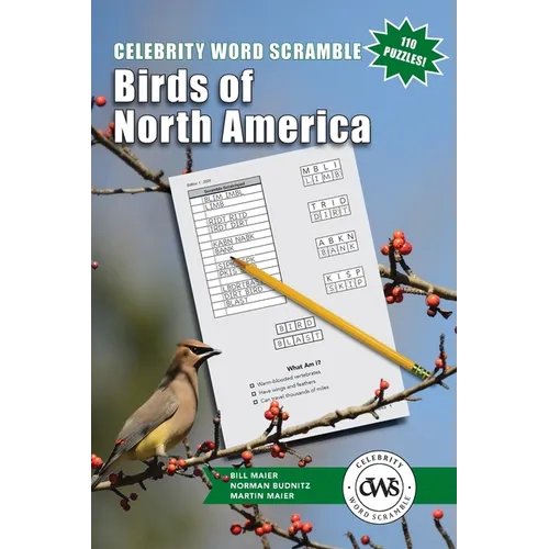 Celebrity Word Scramble Birds of North America