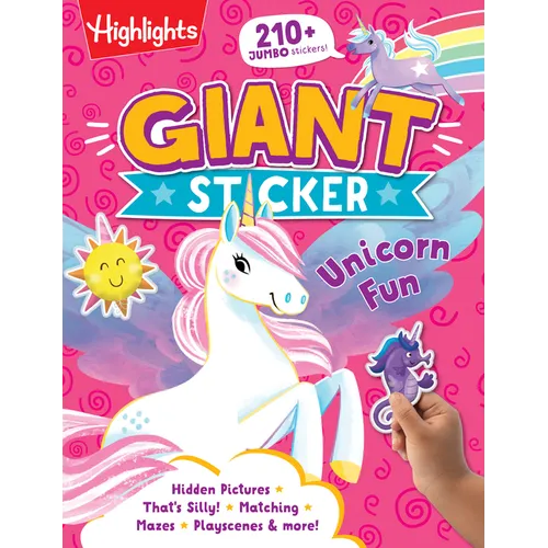 Giant Sticker Unicorn Fun