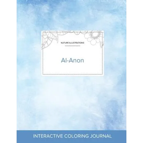 Adult Coloring Journal: Al-Anon (Nature Illustrations, Clear Skies)