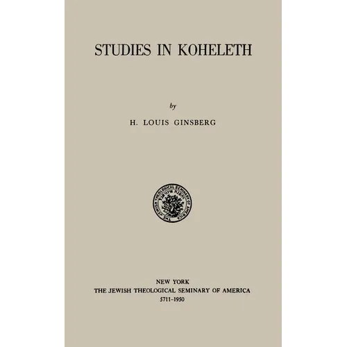 Studies in Kohelet