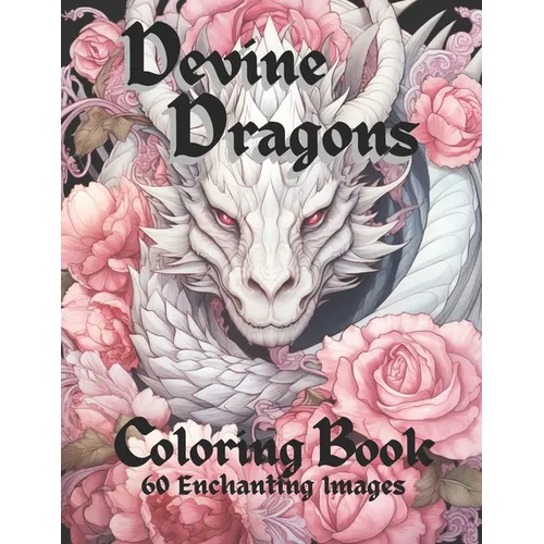Devine Dragons: 60 Enchanted Illustrations to Color for Adults, Teens, and Tweens