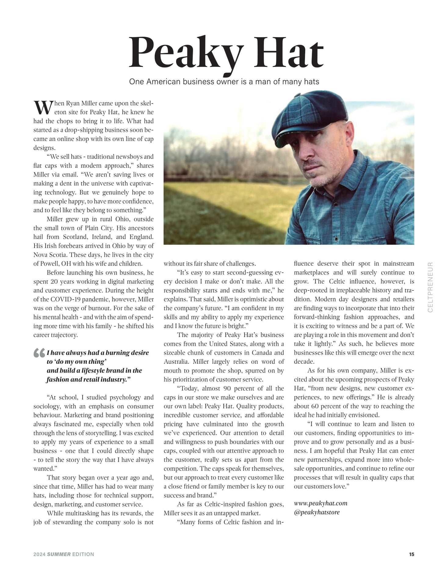 Celtic Life International - Summer 2024: The Renaissance of Renaissance Faires, Celtic Tattoos, Paddington Goes Gaelic Inspiration Orchestra, Highland Games, Festivals Guide, Celtic Tarot & More!