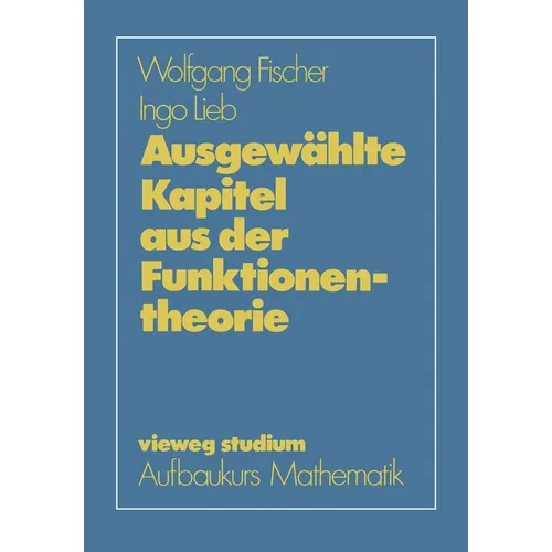 Ausgewählte Kapitel Aus Der Funktionentheorie