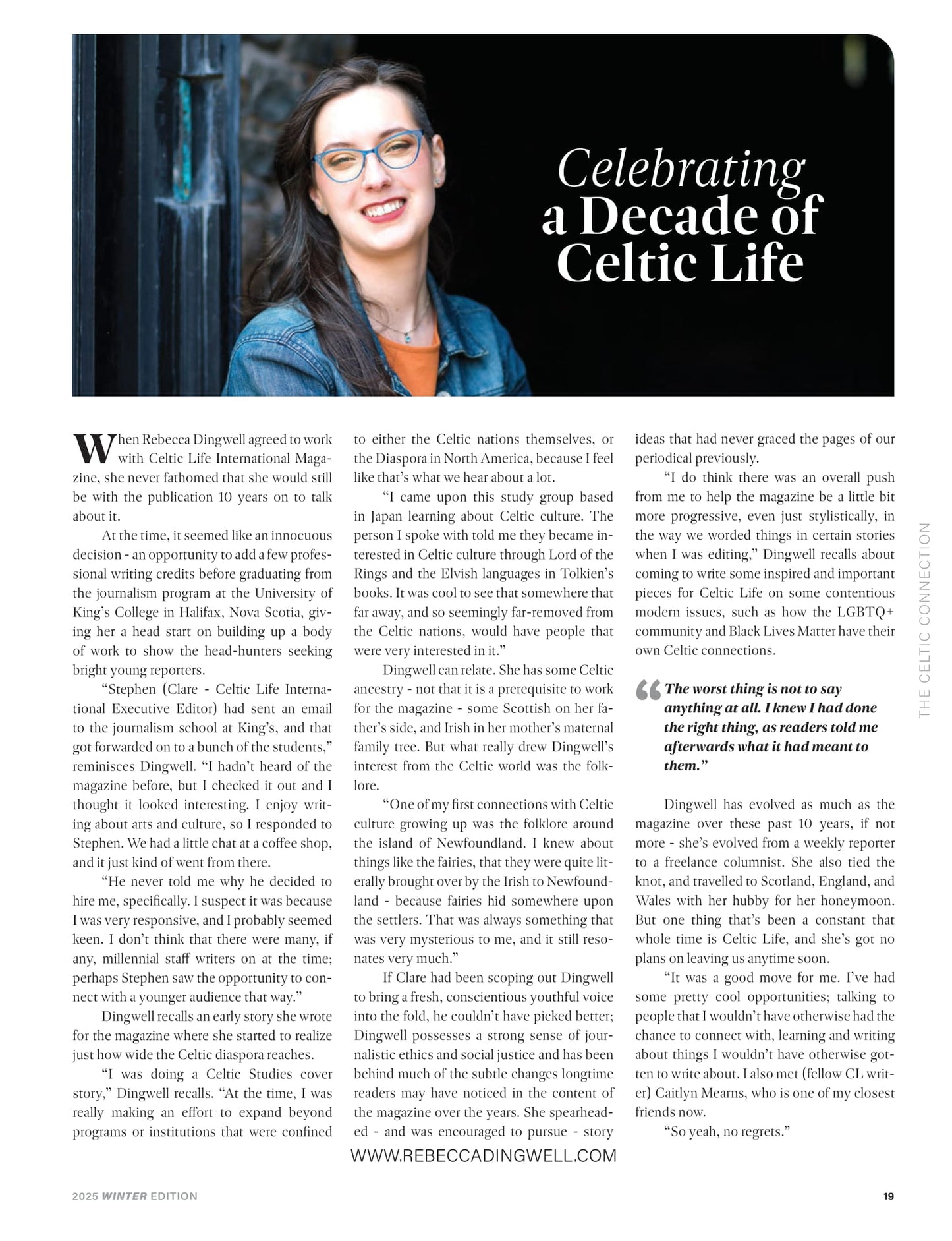 Celtic Life International - Winter 2025: The Hourglass, Across The Emerald Isle, Heather O' Neill, James Marsters, Donal Skehan, Jamie Ferguson, Carl Jung, Bette MacDonald, Fiona Maclean & More!