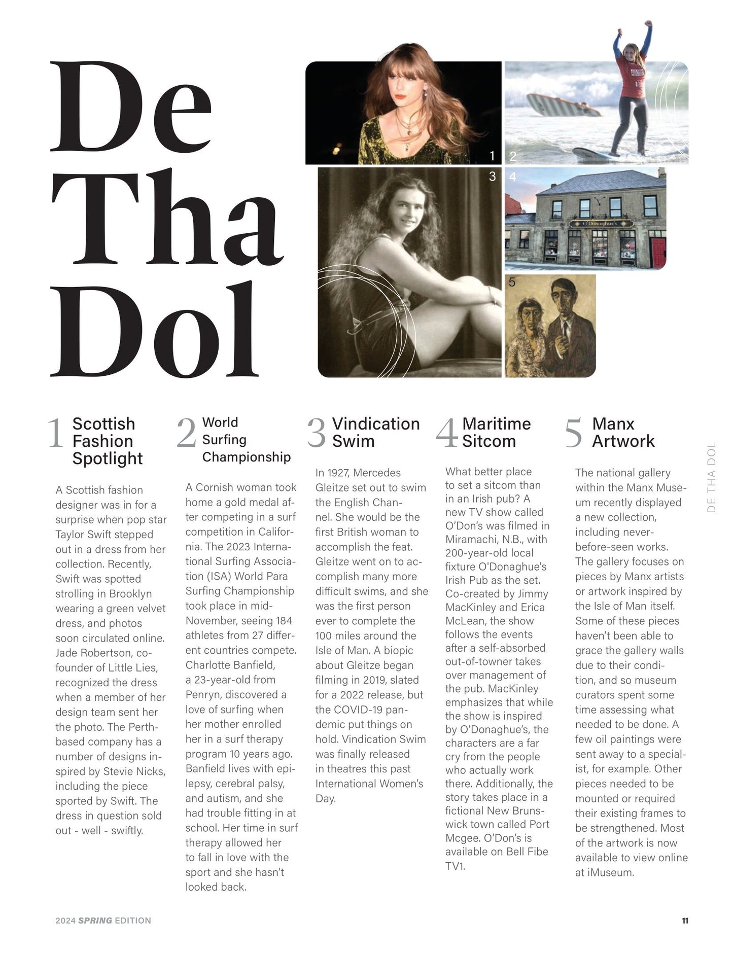 Celtic Life International - Spring 2024: Loreena McKennitt, Celtic Wheel Of The Year, Jesus & Mary Chain, Trinity Irish Dance, Celtic Poetry, Alan Doyle, Harp Twins, Celtic Tenors & Art of Kilt Making
