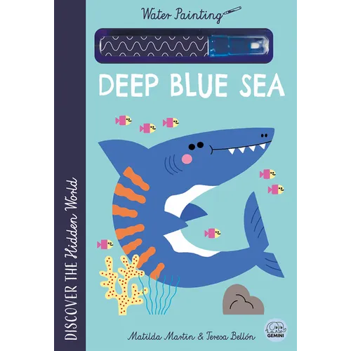 Hidden World - Water Painting Deep Blue Sea