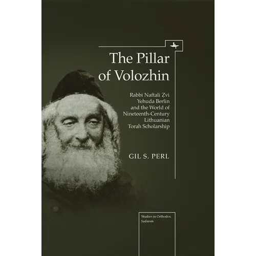 The Pillar of Volozhin: Rabbi Naftali Zvi Yehuda Berlin and the World of Nineteenth Century Lithuanian Torah Scholarship