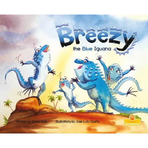 Breezy the Blue Iguana
