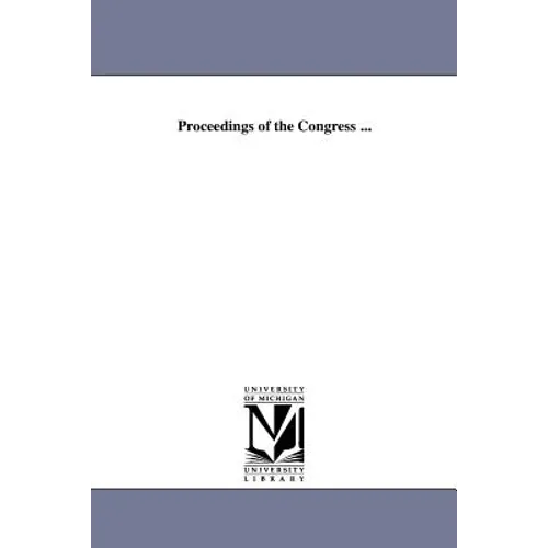Proceedings of the Congress ...