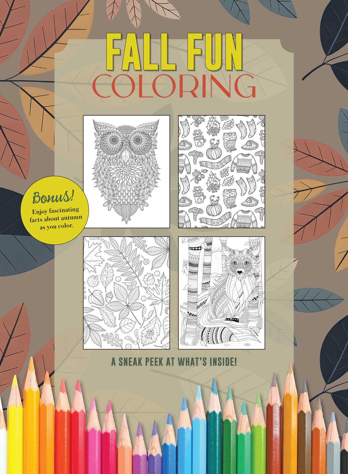 Coloring - Fall Edition 2025: 32 Fall-tastic New Designs, Mindful, Adult Coloring Book, Stunning Illustrations, Stress-Relieving Patterns, Unwind, Unplug, Spark Creativity, Reduce Anxiety & More!