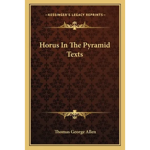 Horus In The Pyramid Texts