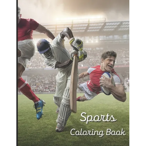 Sports Coloring Book: A painting fun for children and adults