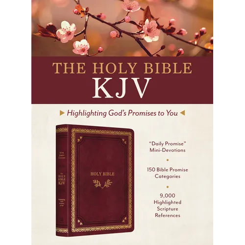 The Holy Bible Kjv: Highlighting God's Promises to You [Crimson & Gold]