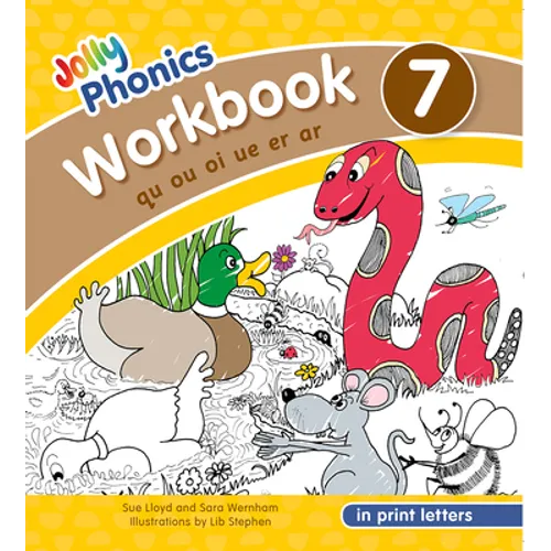 Jolly Phonics Workbook 7: In Print Letters (American English Edition)