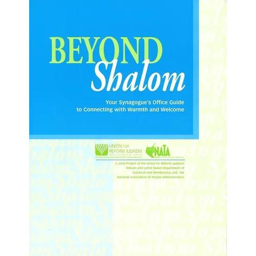 Beyond Shalom