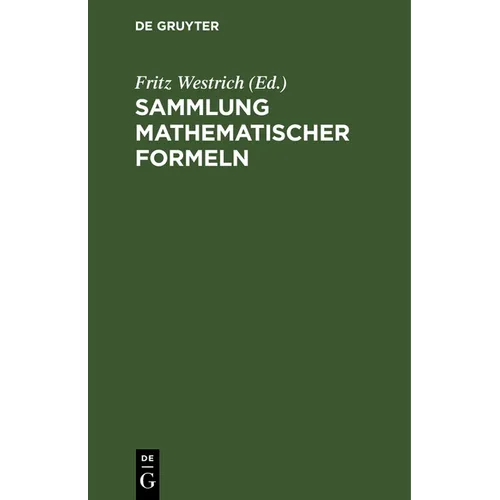 Sammlung Mathematischer Formeln