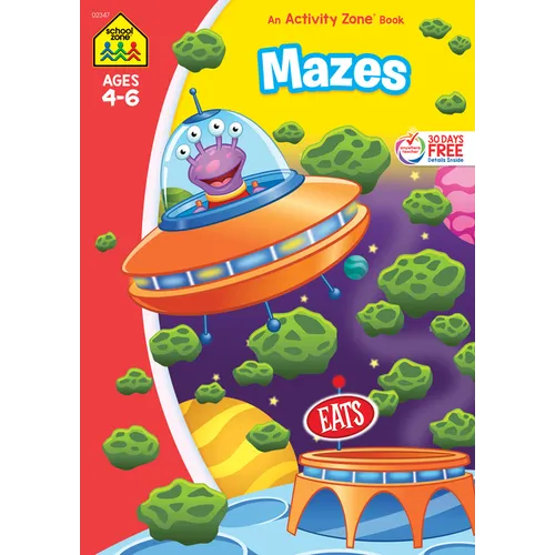 School Zone Mazes 64-Page Workbook