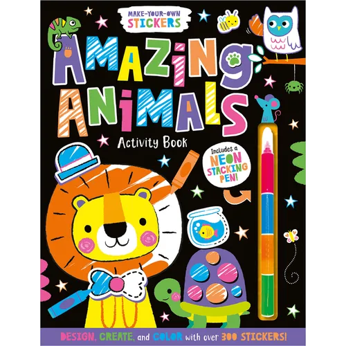 Make-Your-Own Stickers Amazing Animals Activity Book