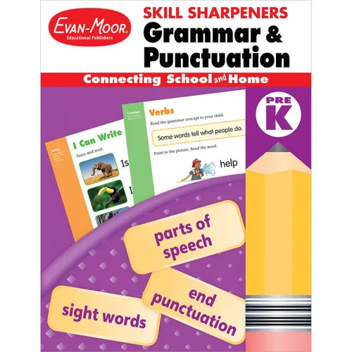 Skill Sharpeners: Grammar and Punctuation, Grade Prek - Paperback