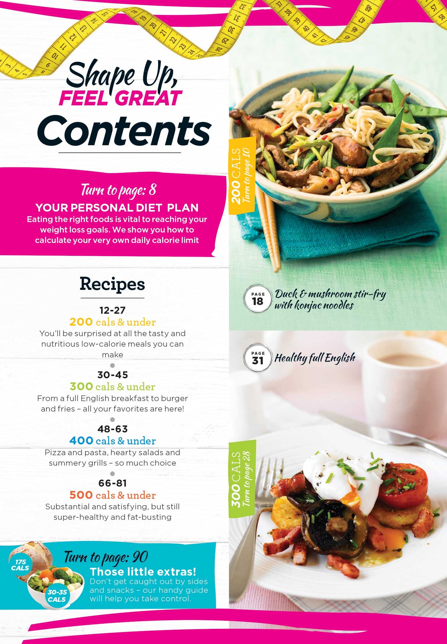 Shape Up, Feel Great - Lose 14lbs In 30 Days, 106 Recipes, 200 Calorie Meals, Healthy Snacks, Diet Plan, Gluten-Free Treats, 30 Day Flat Ab Workout, Tracking Calories Guide & More! (Digest Sized)