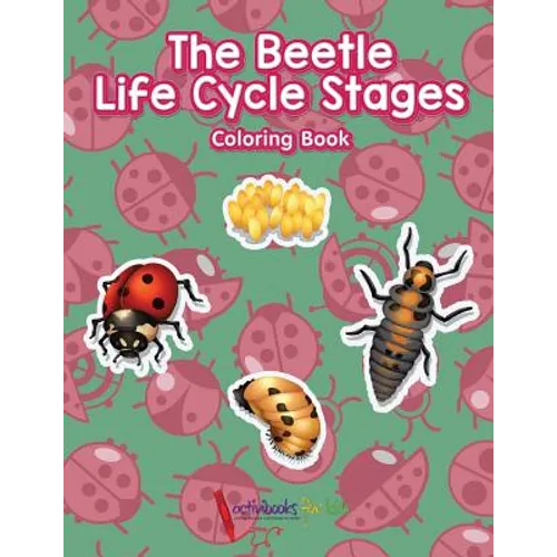 The Beetle Life Cycle Stages Coloring Book