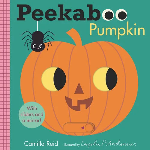 Peekaboo: Pumpkin: (An Interactive Board Book for Babies & Toddlers with Mirror & Sliders to Push, Pull, or Turn. Cute Halloween Artwork Includes a Ba