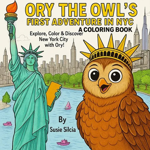 Ory the Owl's NYC Coloring Book, Explore, Color & Discover New York City with Ory
