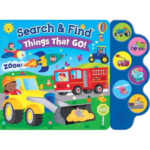 Search & Find: Things That Go (6-Button Sound Book)