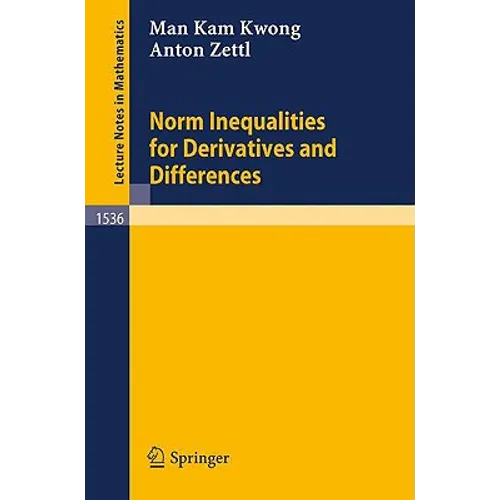 Norm Inequalities for Derivatives and Differences