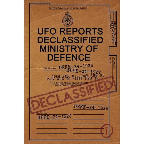 UFO Reports Declassified - Ministry Of Defence Vol 1: The only Ministry of Defence UFO Reports books in print. This book contains a range of genuine U