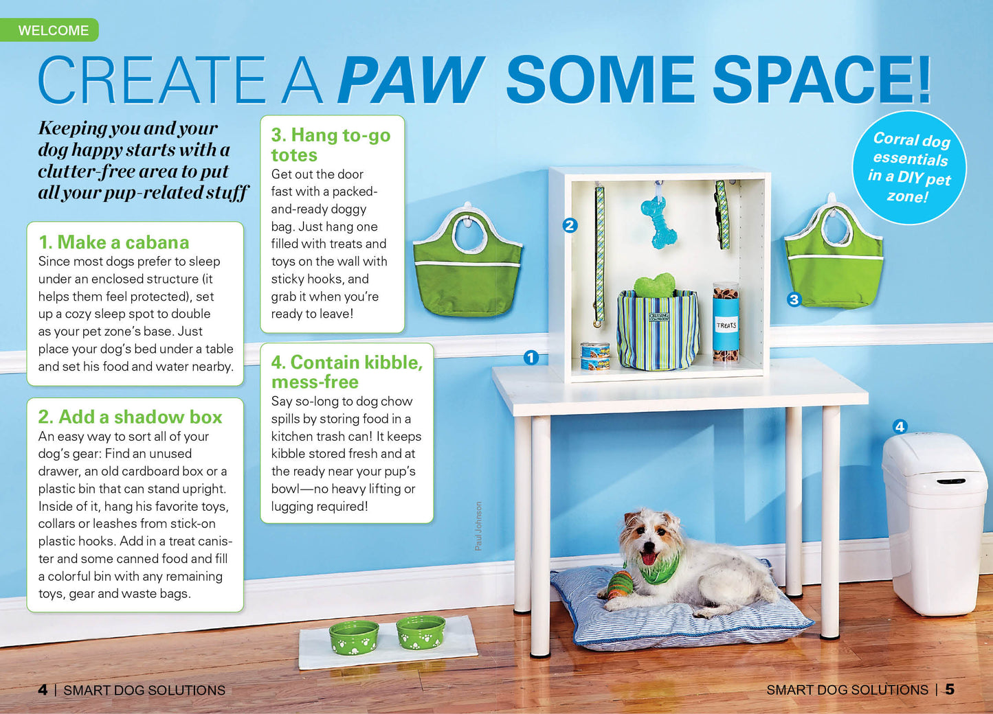 First For Women Specials - Smart Dog Solutions: 175 Genius Tips to Treat Your Pup Right ... For Less! Discover Ways To Banish Drool Marks, Soothe Firework Fears, Craft DIY Pet Stairs & More!