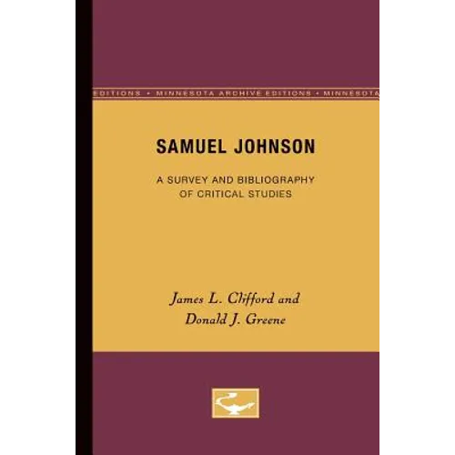 Samuel Johnson: A Survey and Bibliography of Critical Studies