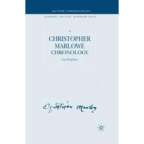 A Christopher Marlowe Chronology