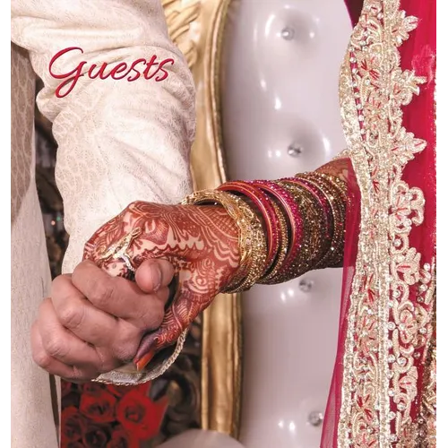 ASIAN Wedding Guest Book (HARDCOVER), For Asian Special Events & Functions, Commemorations, Anniversaries, Parties.: 32 pages/64 sides. BLANK Pages -