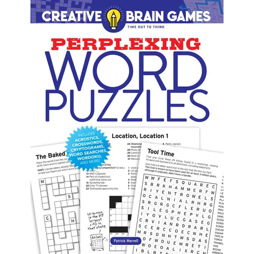 Creative Brain Games Perplexing Word Puzzles