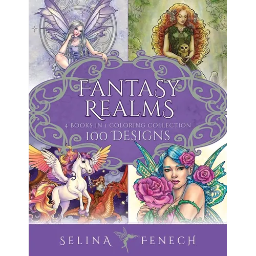 Fantasy Realms Coloring Collection: 100 Designs